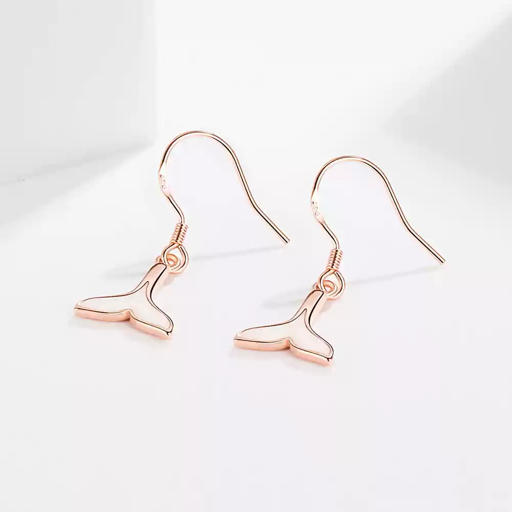 Fish Earrings (Rose Gold)