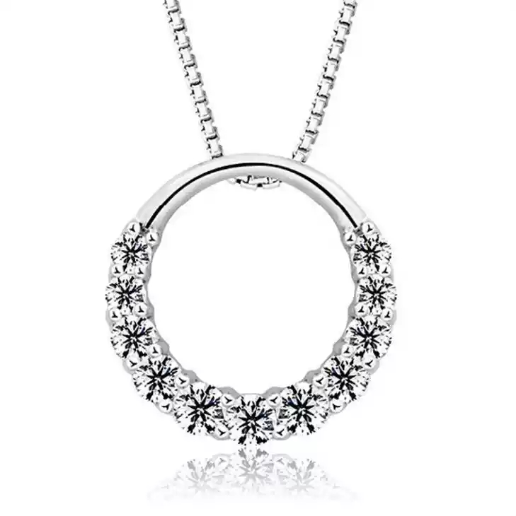 Diamond pendant (including chain)