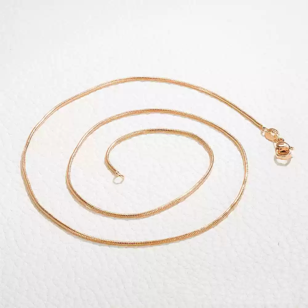 45cm snake bone chain (rose gold)