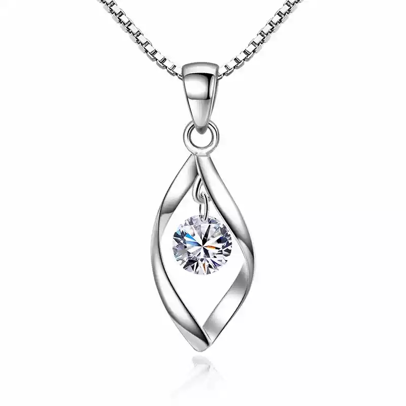 Sky blue soft water pendant (without chain)