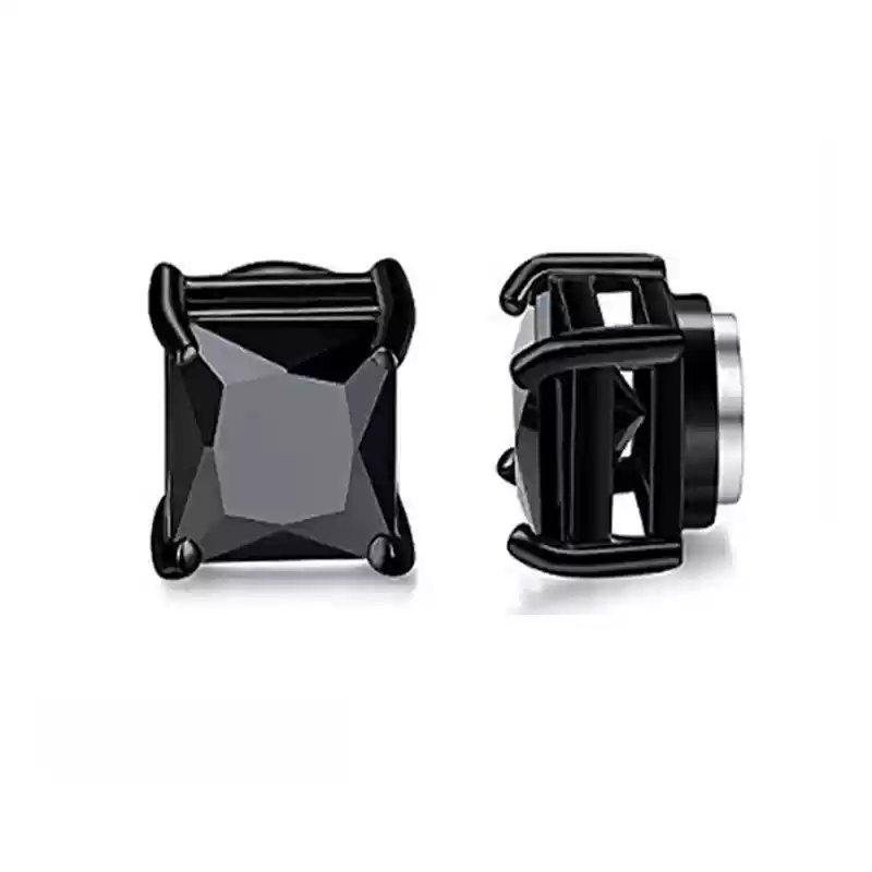 Square 6MM Black Diamond [Single]