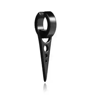 Triangle ear clip [black single]