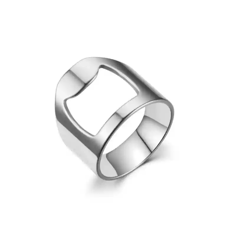 No. 6- Bottle Opener Ring [Silver]