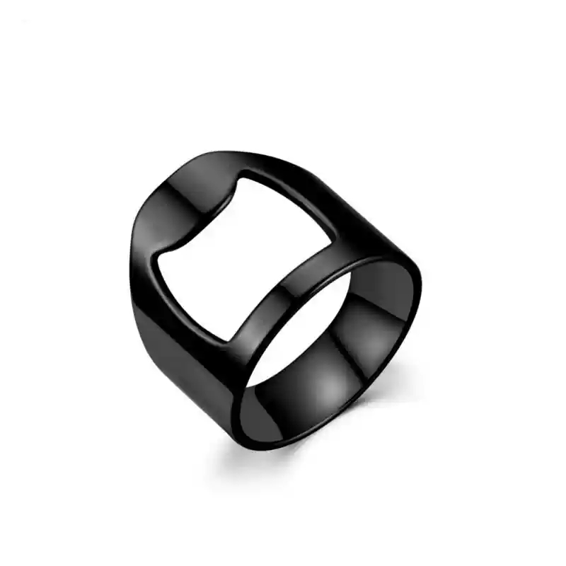 No. 6- Bottle opener ring [black]