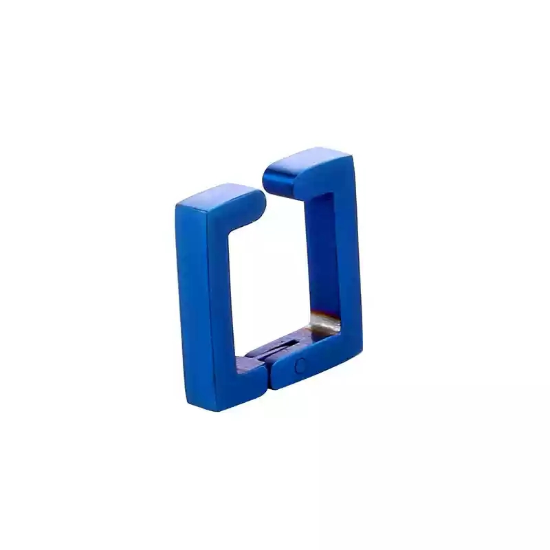 Square Ear Clip [Blue Single]