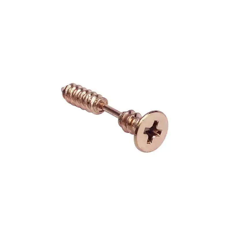 Screw Earnail [Rose Gold Single]