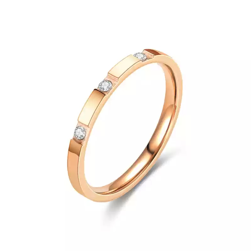 No.10 3 Diamond [Rose Gold]