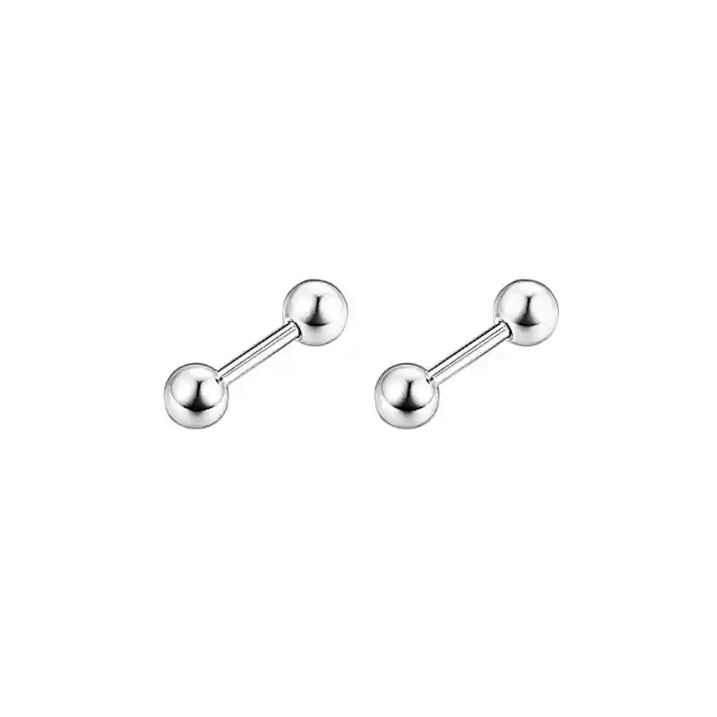 2.5mm Double Balls [Steel Color Pair]