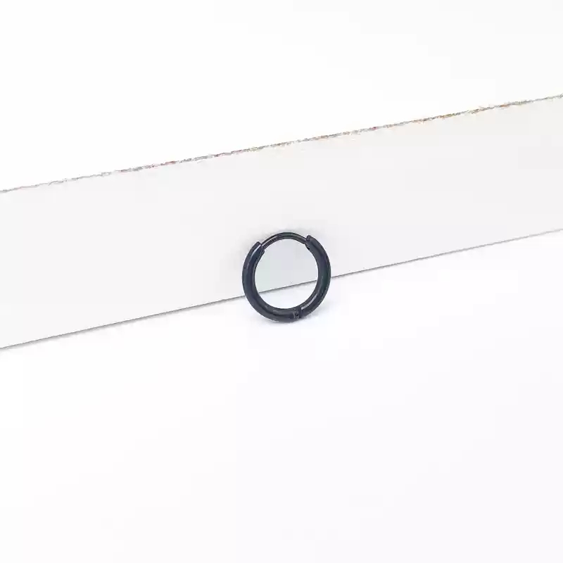 8mm thin wire circle [black one]