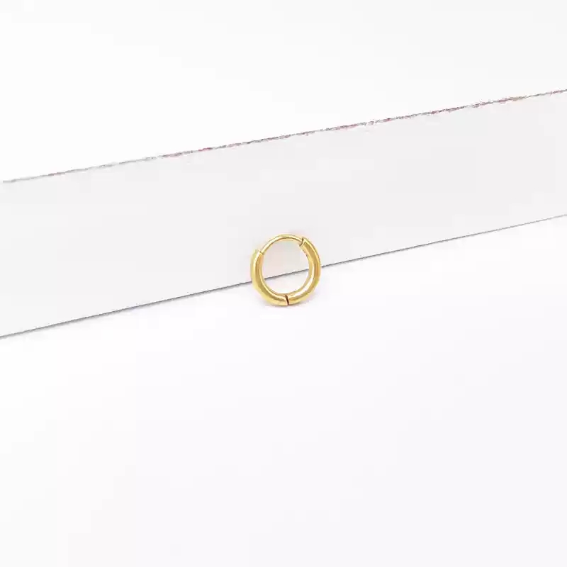 6mm thin wire circle [gold one]