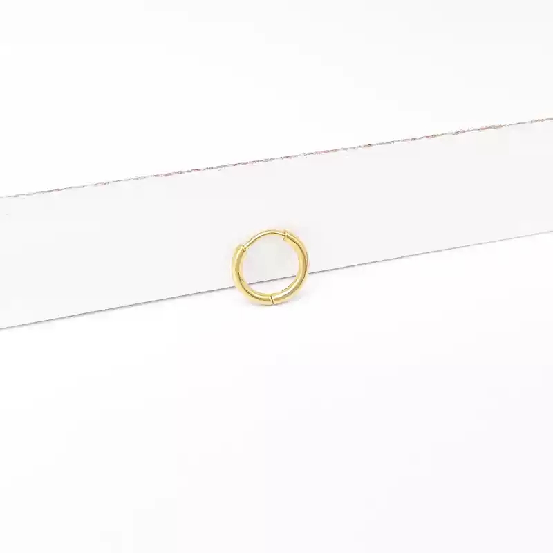 8mm thin wire circle [gold one]