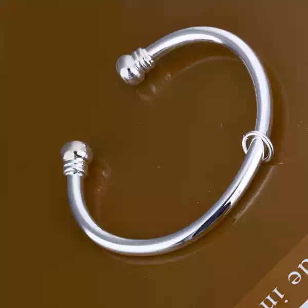 925 Silver Simple Open Cuff: Timeless Elegance with a Minimalist Touch