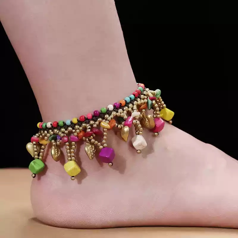 Square anklet (colored)