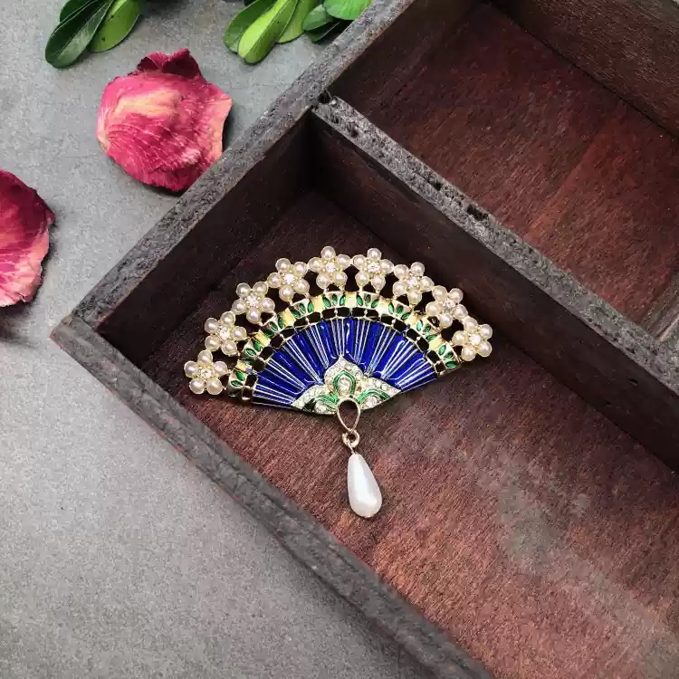 3-Enamel bead fan