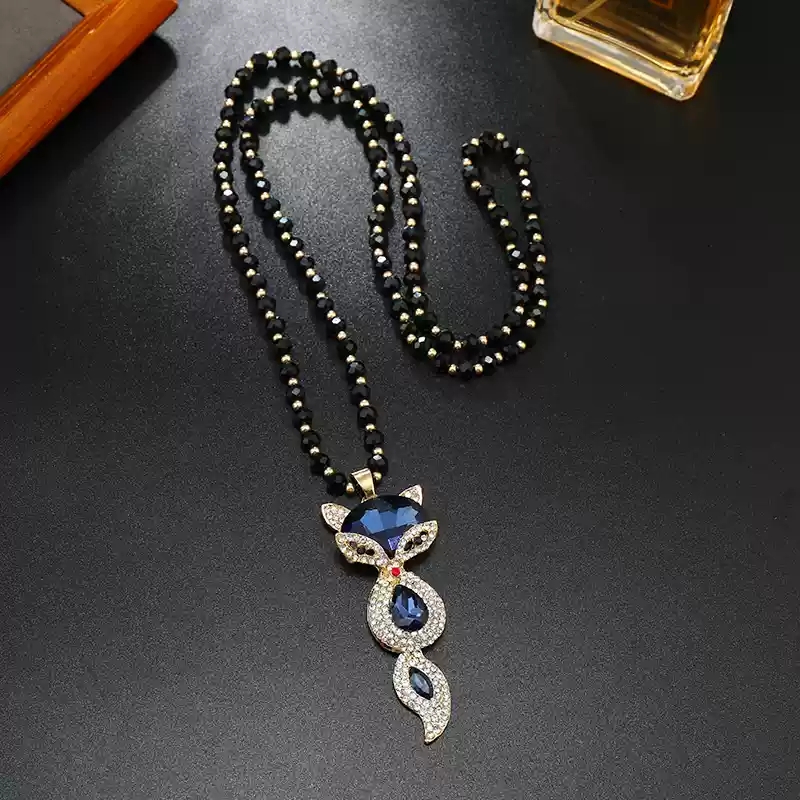 18 Crystal Chain (Blue Diamond Fox)