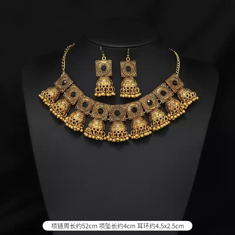 Birdcage style (necklace earring set)