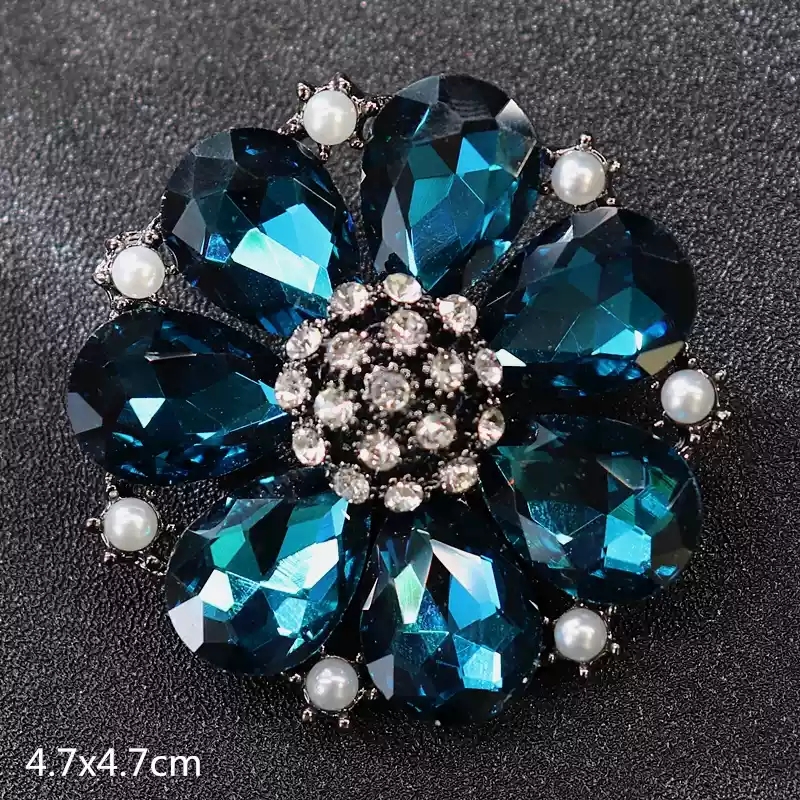 7-Blue Crystal Flower