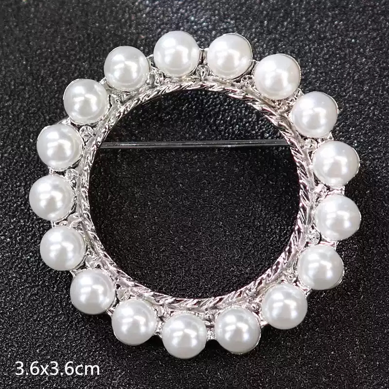 33 Silver Pearl Ring