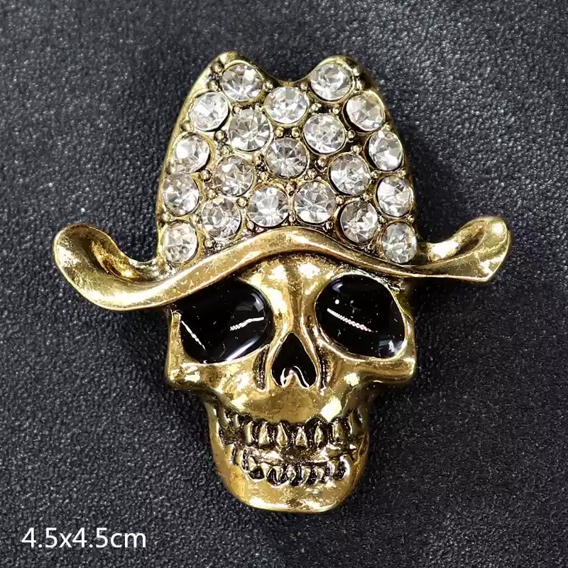 36- Crystal Hat Skull