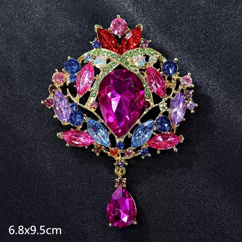 52- Colored Crystal Crown